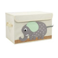 Non-Woven Animal Fabric Storage Box with Lid